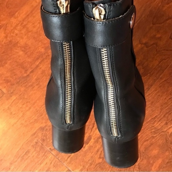 Joie "Ramey" Ankle Boot with Gold Snap and Zipper Detailing, Size 9.5 - Picture 7 of 15